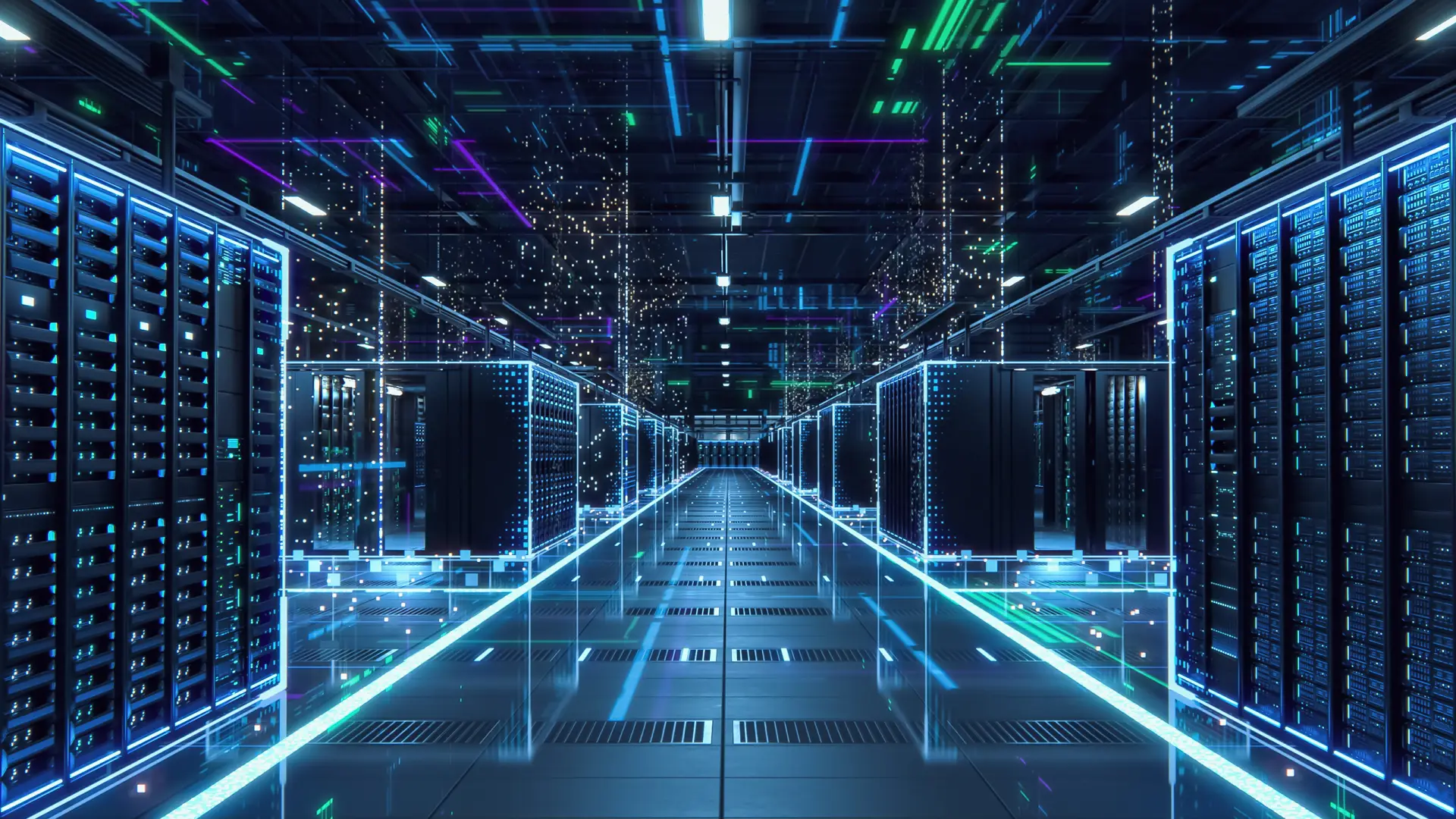 managed datacenter blue