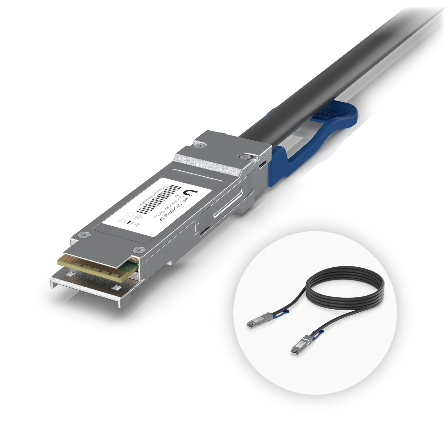 UniFi 100G Direct Attach Cable UACC-DAC-QSFP28-0.5M – Ubiquiti dealer Texas (view 5)
