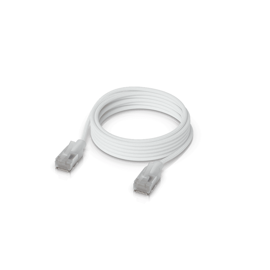 UniFi Premium Patch Cable UACC-CABLE-PATCH-EL-C6A-0.15M-W – Ubiquiti dealer Texas (view 5)